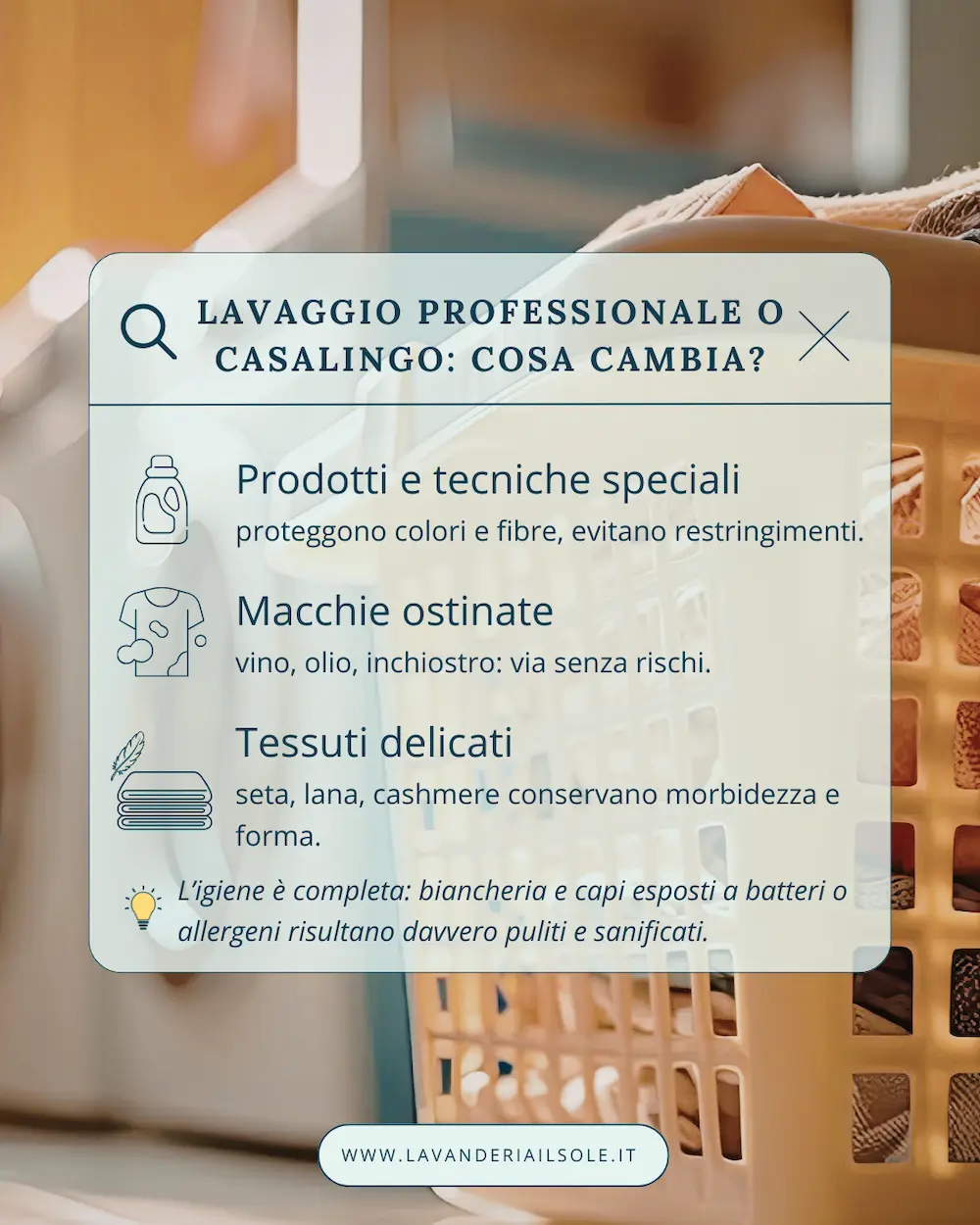 Differenze fra lavaggio professionale e casalingo