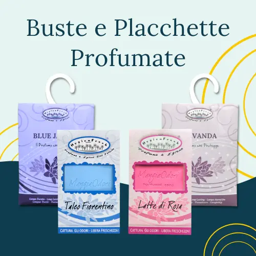 Alcune Fragranze delle Buste e Placchette Profumate