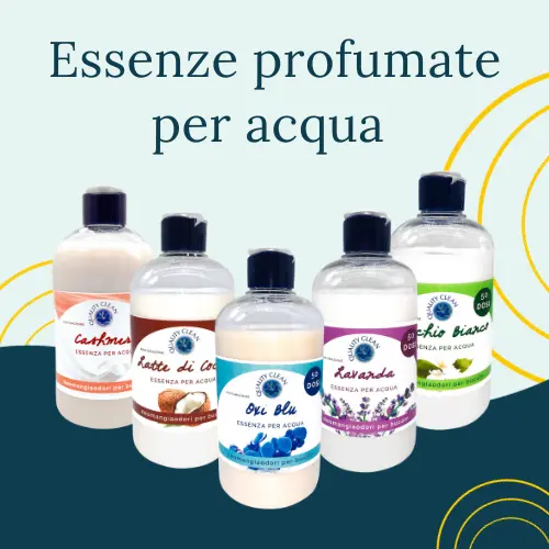 Essenze profumate per acqua in alcune profumazioni