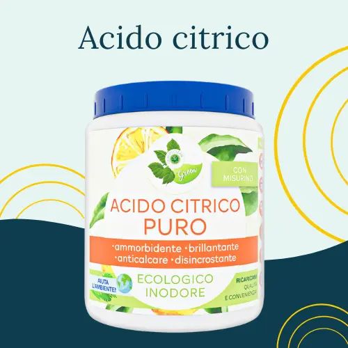 Acido citrico puro per la pulizia della casa, della tua lavatrice e lavastoviglie