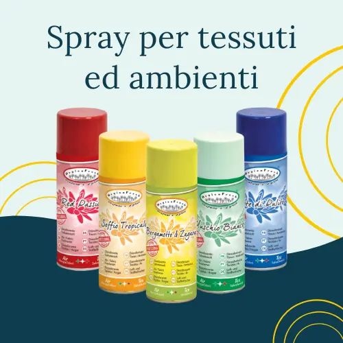 Alcune Fragranze degli spray per tessuti e ambienti